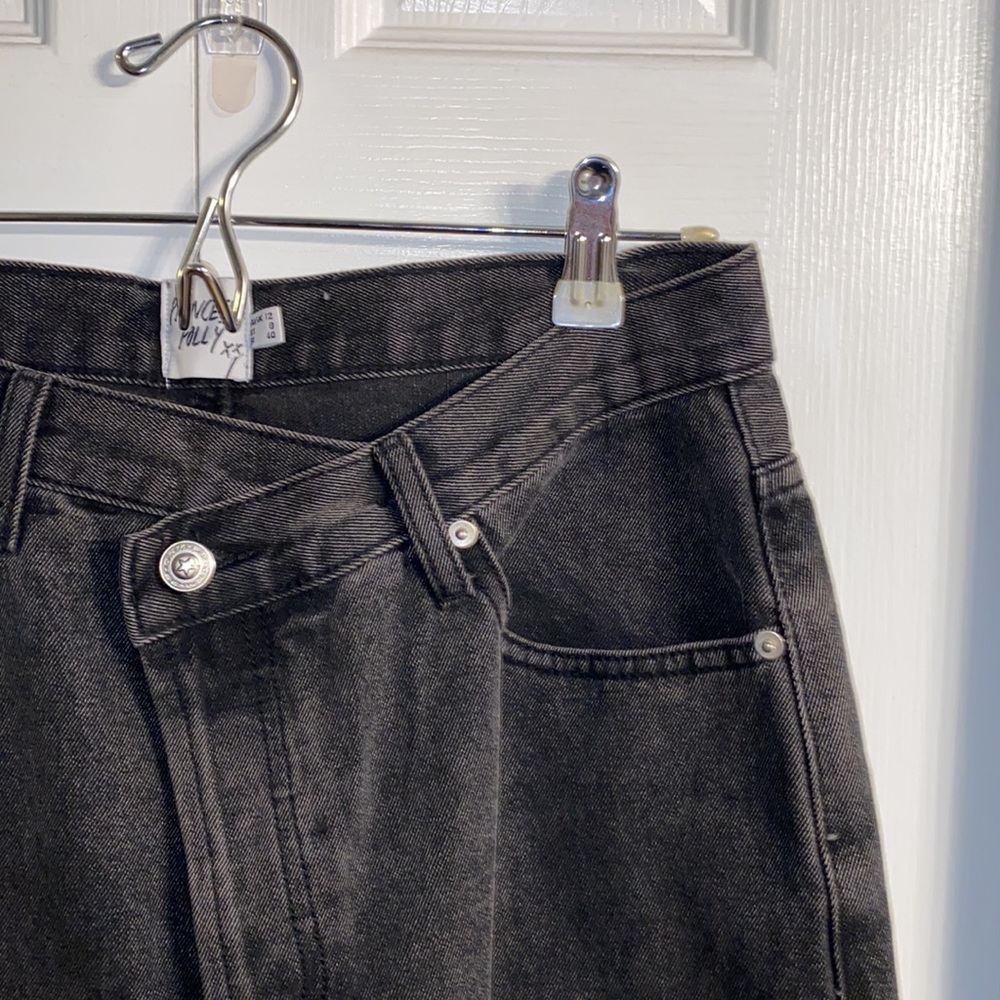 Princess Polly Holly Asymmetric Straight Leg Jean